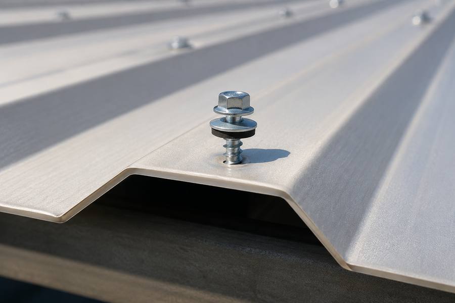 Self-drilling roofing screws
